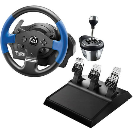 Thrustmaster 4169080 P4p3pc T150 Rs Racing Wheel 4060059 Th8a Add On Gearbox Shifter And 4060056 T3pa Wide 3 Pedal Set