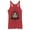 Red Heather, variant on Women's Snow White and the Seven Dwarfs Evil Queen Pumpkin Racerback Tank Top Pink Heather Medium