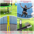 thumbnail image 3 of FIZITI Trampoline with Enclosure Net, Basketball Hoop,1500LBS 12FT 14FT 16FT Trampoline for 5-6 Kids Adults with Light, Sprinkler, Socks, Outdoor Heavy Duty Round Trampoline, 3 of 12