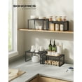 thumbnail image 4 of Cabinet Organizer Shelf, Set of 2 Kitchen Counter Shelves, Kitchen Storage, Spice Rack, 4 of 5
