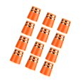 thumbnail image 1 of 12Pcs Golf Iron Ferrules for Taper Tip Iron Ferrules Replacement Wedge Size .355 End Caps Orange, 1 of 9