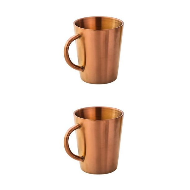 Cateissary 1 Uds. Nueva copa de cerveza de Metal de acero inoxidable, copas de vino, vaso de café, tazas de té y leche para el hogar Type2 NO2 Cateissary CBP160319
