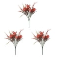 thumbnail image 2 of Advancent Ramo de flores artificiales fotografía planta ramo ornamento tallo largo artesanía plástico jardín boda decoración Type4 NO4, 2 of 6