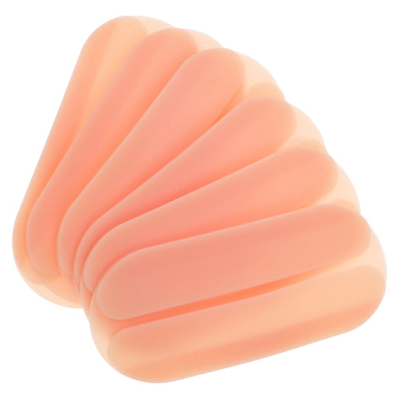 Minkissy 6Set Beige Invisible Non Slip Silicone Shoulder Pads for Women's Bras and Lingerie 3.7×1.5×0.2in