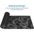 thumbnail image 4 of Topographic Map Large Mouse Pad Long Gaming Desk Mat for Girls Women Extended Keyboard Pad for Office Work 31.5 x 11.8 in, 4 of 5