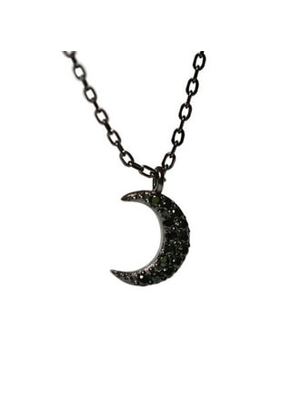 Jared black moon necklace clearance
