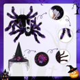thumbnail image 2 of Hifot Spider Costume for Kids, Spider Wings Tutu Skirt Spiderweb Headband Set Spider Fancy Dress Girls Halloween Costumes Cosplay Party Spider Costume Set Halloween Decoration, 2 of 7