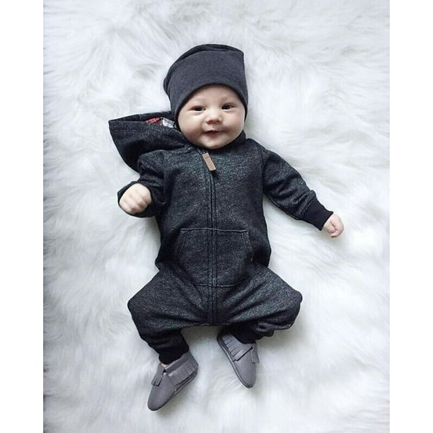 Infant Newborn Baby Boy Girl Cotton Bodysuit Romper Jumpsuit Clothes ...