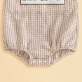 thumbnail image 5 of Rotm Baby Girl Outfits Clothes for Baby Girls' Popover Bodysuit Dress and Headband Set Khaki,0-3 Months, 5 of 6