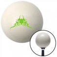 thumbnail image 1 of Green Large Tribal Flames Ivory Shift Knob with M16 x 1.5 Insert Shifter Auto Brody, 1 of 1