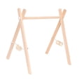 thumbnail image 2 of Lipstore Play Gym Frame Sturdy Foldable Infant Activity Gym Frame Infants Shower Gift with Wooden Ring, 2 of 8