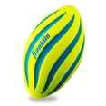 thumbnail image 1 of Espiral Foam Football Franklin Sports de 9 pulgadas, amarillo/azul, 1 of 1