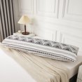 thumbnail image 4 of MOVE OVER Boho Aztec Body Pillowcase 20x54 inches Bohemian Geometric StripePattern Microfiber Body Pillow Case, 4 of 8