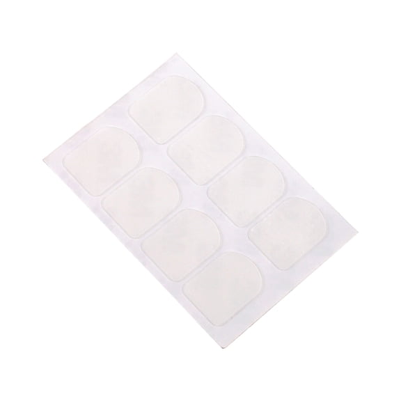 LOLIPPYY 8Pcs Sax Pads for Tenor Saxophone in Transparent Silicone