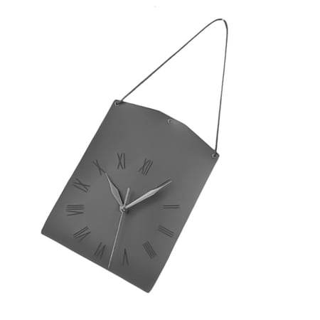 SDFGTstore Elegant PU Handbag Inspire Wall Clock Battery Operated Clock Fashionable Wall Watch Sophisticated Accessories