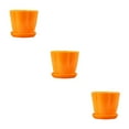 thumbnail image 3 of pitrice Durability Prevent Water Leakage - Reliable And Practical Flower Pot For Garden Orange S,1 3Set, 3 of 6