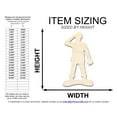 thumbnail image 2 of Unfinished Wood Toy Soldier Shape 30" / 1/4", 2 of 3
