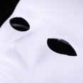 thumbnail image 3 of Masilla de máscaras en blanco de 6 piezas Diy Masca Pulp Mask en blanco máscaras de mascarada blanca Máscara de papel pintable, 3 of 5