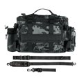 thumbnail image 2 of guohui Case Tackle Bag Storage Organizer Waterproof Shoulder Strap Rod Holder Reel Gear Gray, 2 of 8