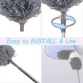 thumbnail image 4 of Microfiber Duster, With Extension Pole(stainless Steel), Reusable Bendable Dusters, Washable Lightweight Dusters For Cleaning Ceiling Fan, High Ceilin, 4 of 5