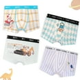 thumbnail image 7 of Boys' Boxer Briefs, 4 Pairs of Cotton Cartoon Pattern Briefs for Boys 2-12 Years Old, 7 of 7