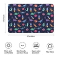 thumbnail image 3 of Colorful Dinosaurs Rockets Pattern Bathroom Rugs Mat,Non Slip Microfiber Bathroom Rug,Rubber Backing,Soft Bathroom Mats for Bathroom Floor,Tub and Shower,17x27in(43x68cm), 3 of 5