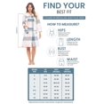 thumbnail image 6 of Casual Nights - Housecoats For Women, Snap Front Dusters For Women, Pure Cotton House Dresses For Elderly & Young with 2 Pockets, Grey Plaid XXL, 6 of 7