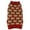 Red, variant on Pet Life ® Fashion Weaved Heavy Knit Designer Ribbed Turtle Neck Dog Sweater