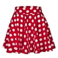 thumbnail image 1 of Aocisk Jupe Midi Imprimée à la Mode pour Femmes Taille Haute Fête Été Élégante Style Fluide Rouge m, 1 of 2