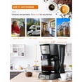 thumbnail image 2 of Betty Crocker 12-Cup Stainless Steel Coffee Maker, Multicolor (BC-2809CB), 2 of 7