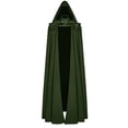 thumbnail image 4 of Capa con capucha de terciopelo rojo: capa de disfraz renacentista medieval para Halloween, cosplay y eventos, 4 of 4