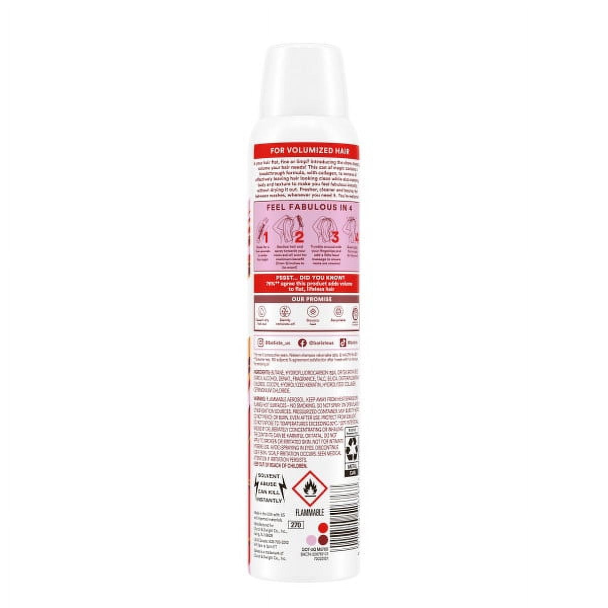 Batiste Dry Shampoo, Volumizing, 3.81 OZ. Pack of 3