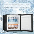 thumbnail image 3 of Auseo 1.1 Cu ft Reversible Door Compact Upright Freezer Energy Efficient, Perfect for Home, Office, or Dorm, Silver, 3 of 6