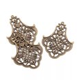thumbnail image 2 of U8MO 20pcs Iron Filigree Rhombus Big Pendants Antique Bronze w/ Rhinestone Base 53mm, 2 of 2