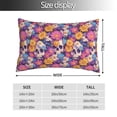 thumbnail image 2 of Pofeuu Skull daisy flower Print Polyester Microfiber Plush Pillowcases, Super Soft and Cozy Pillow Case Covers with Envelop Closure（Pillow core not included）-20"x30", 2 of 6