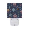 thumbnail image 5 of Yayeee LED Plug in Night Light for The Home with Auto Dusk to Dawn Light Sensors, 2 Pack, Yellow Jellyfish, 5 of 6