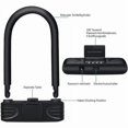 thumbnail image 2 of HLONK U Shaped Bike Lock  4 Digit Code Bike Lock  Resettable Combination Anti Theft Lock for Bike/Scoote/Motorcycle/Bicycle/Door, 2 of 5