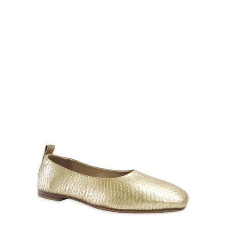 

Time and Tru Women s Square Toe Ballet