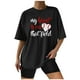thumbnail image 1 of Camisas sexy de verano para mujer Blusa regular estampada con cuello redondo y manga corta OAVQHLG3B Store lin121212, 1 of 5