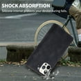 thumbnail image 6 of for Samsung Galaxy A71 (5G) Matte Suede Leather Phone Case Wallet Handbag, Patchwork Folio Flip Cover Kickstand Zipper Pocket Pouch, 2 Layered Card Holder Slot, Magnetic Buckle, Wrist Rope, 6 of 8