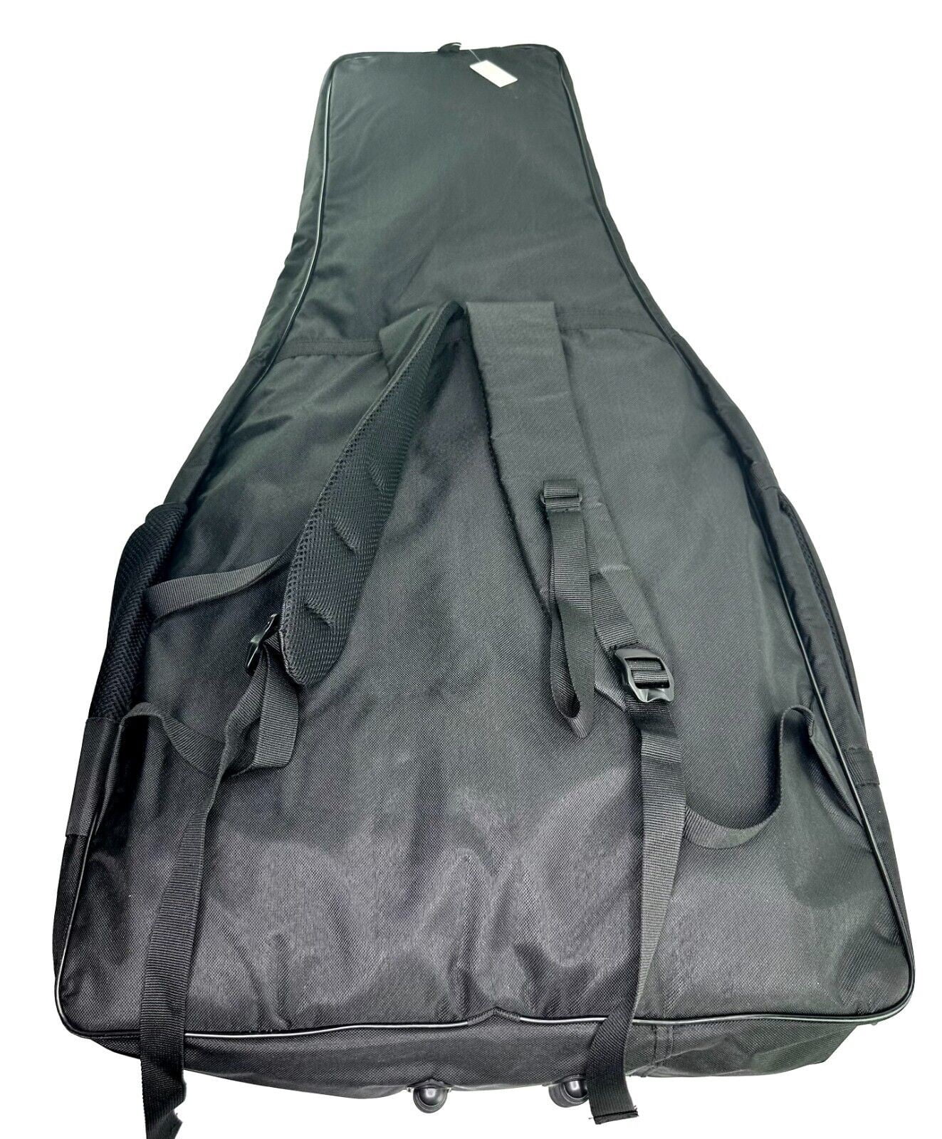 Zenison Padded Gig Bag for Flying V Electric Guitars Backpack Straps 45" Black