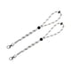 thumbnail image 4 of 2 correas para guantes de esquí, correas para guantes de invierno, portátiles para actividades invernales, cordón de sujeción, conector ajustable. Blanco 25cm, 4 of 8