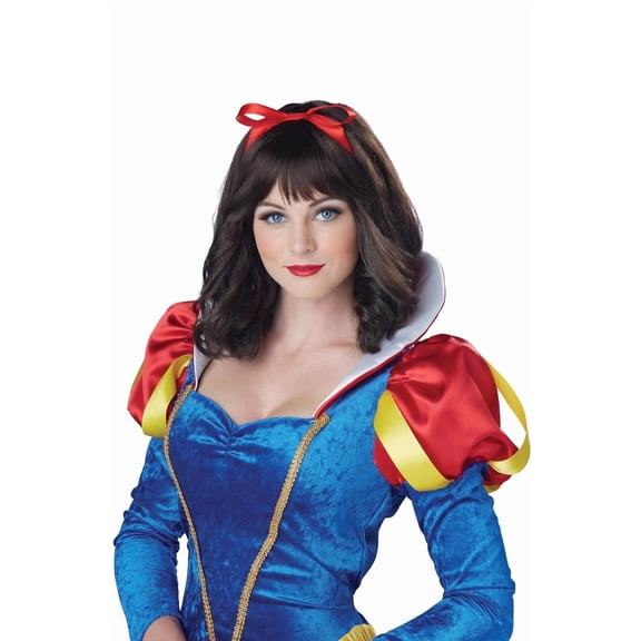 Womens Brunette Adult Costume Wig