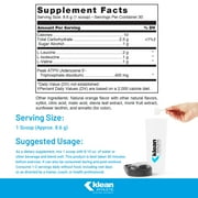 Klean ATHLETE Klean BCAA + PEAK ATP | Amino Acid Supplement for Muscle Building, Workout Recovery, and Lean Muscle | 9.1 Ounces | Natural Orange Flavor