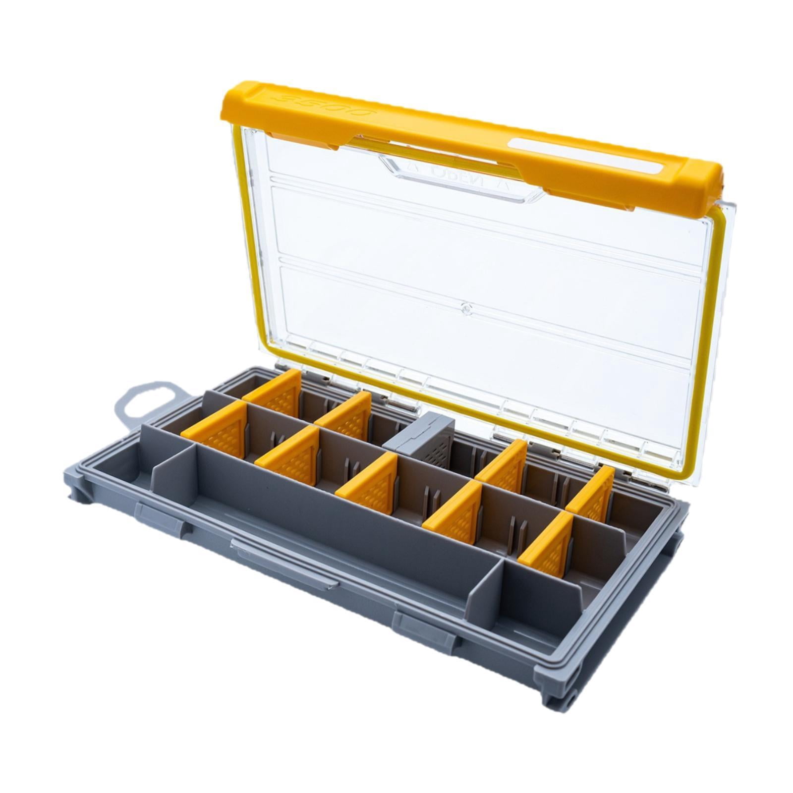 simhoa Fishing Tackle Box Fishing Lure Organizer Waterproof Large Capacity, Box Organizer with Dividers, Storage Practical Lure Case