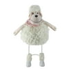 16" Shaking Faux Fur Sheep with Pink Bandanna Easter Spring Decoration