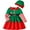 Dress with Hat, variant on WIBACKER 0-18M Infant Baby Girls Christmas Outfits Long Sleeve Elf Romper Xmas Dresses Toddler Holiday Party Dress Up Clothes
