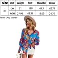 thumbnail image 2 of Blusas para mujer a la moda, camisetas de manga larga para mujer, blusas sueltas casuales, camisetas S-XL, 2 of 6