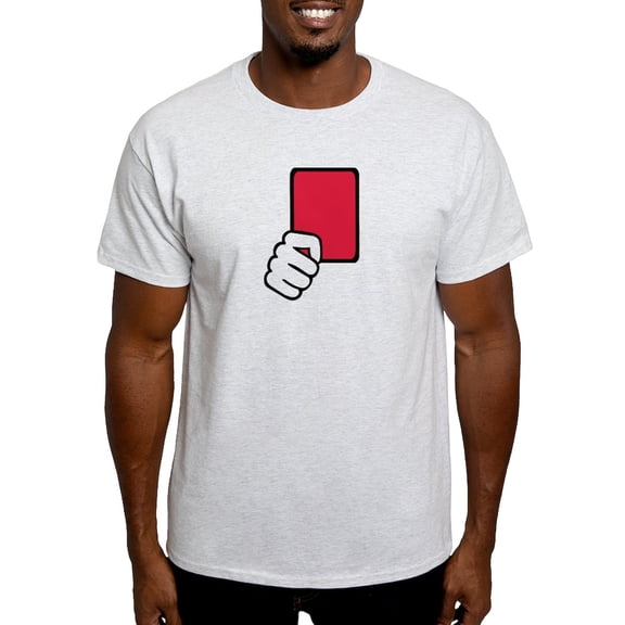 CafePress - Referee Red Card Light T Shirt - Light T-Shirt - CP