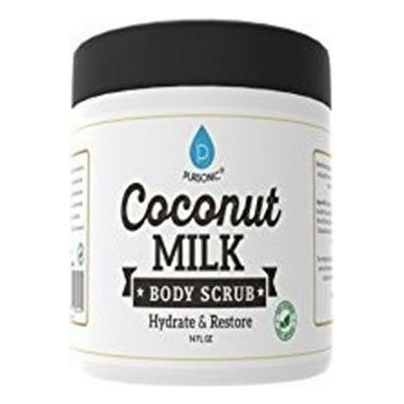 100% Natural Coconut Milk Body Scrub 14oz